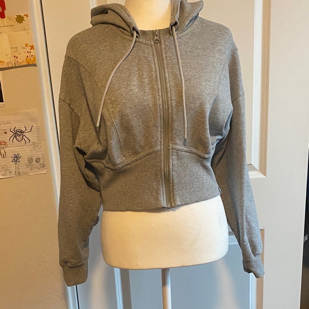 JoyLab Heather Gray Knit Top